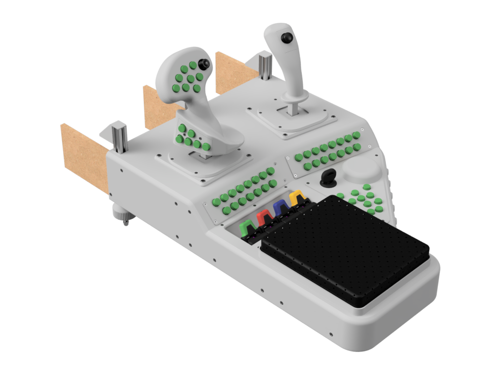CraftConsole Pro in Grau von oben
